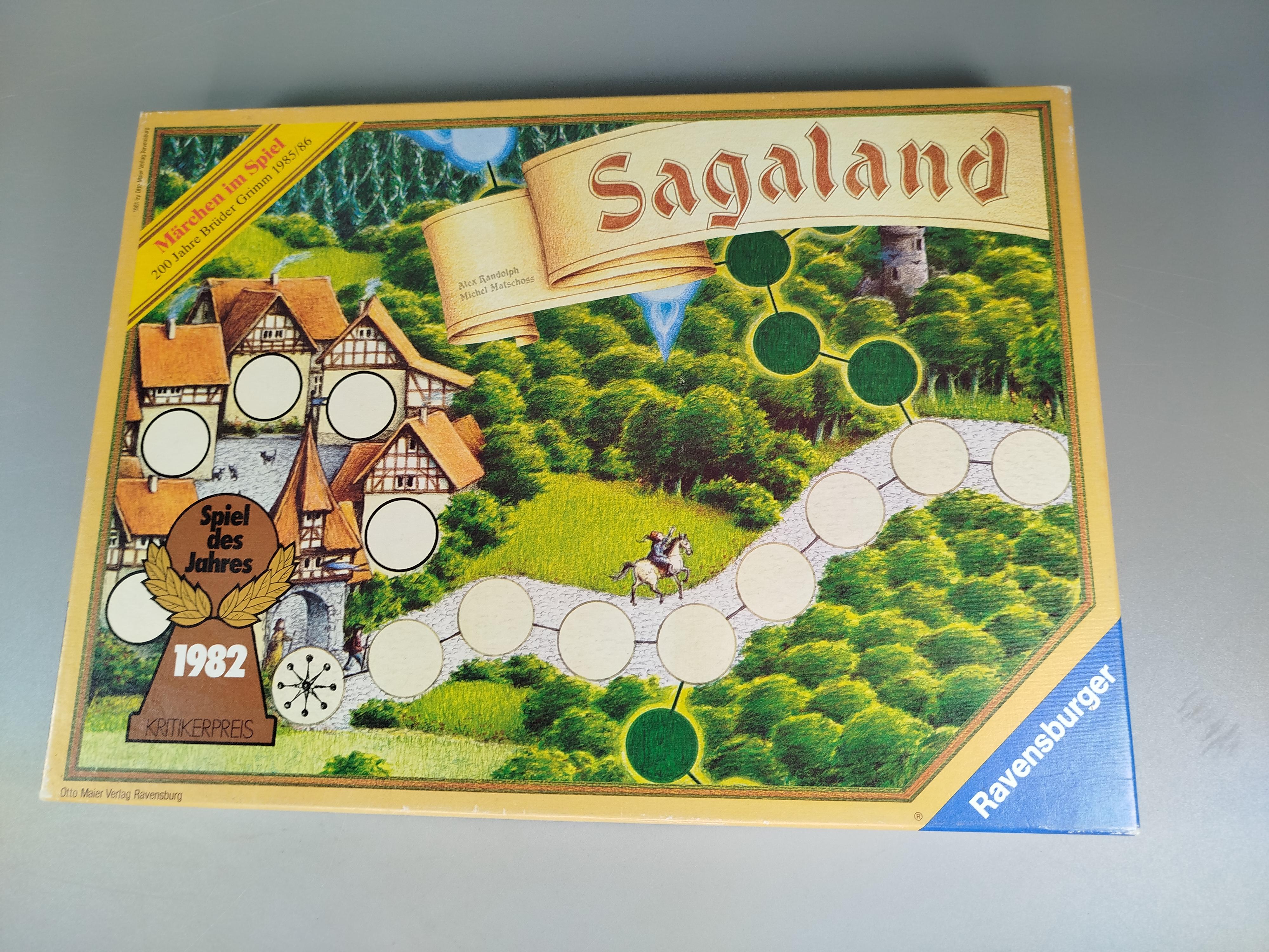 Ravensburger Sagaland Brettspiel – Spiel des Jahres 1982